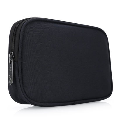 Picture of Travel Case Organizer for Small Electronics and Accessories,Tech Bag, Travel Essentials for Mouse, Cord, Charger, Phone, Earphone, Power Bank, Hub, Toiletries, Cosmetics, Personal Items (Black)
