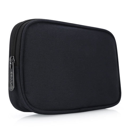 Picture of Travel Case Organizer for Small Electronics and Accessories,Tech Bag, Travel Essentials for Mouse, Cord, Charger, Phone, Earphone, Power Bank, Hub, Toiletries, Cosmetics, Personal Items (Black)