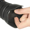 Picture of 37mm Camera Lens Cap, PCTC Camera Lens CoverSnap-On Center Pinch Front Lens Cover with Strap Compatible with Nikon, Canon, Sony & Other DSLR Cameras