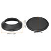 Picture of PATIKIL 58mm Lens Hood, Wide Angle Matte Surface Anti-reflective Inside Hood with Cap and Cleaning Cloth for Camera Lens, Black for Nikon, for Fujifilm, for Pentax, for Leica