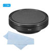 Picture of PATIKIL 58mm Lens Hood, Wide Angle Matte Surface Anti-reflective Inside Hood with Cap and Cleaning Cloth for Camera Lens, Black for Nikon, for Fujifilm, for Pentax, for Leica