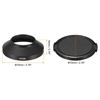 Picture of PATIKIL 46mm Lens Hood, Wide Angle Matte Surface Anti-Reflective Inside Hood with Cap and Cleaning Cloth for Camera Lens, Black for Nikon, for Fujifilm, for Pentax, for Leica