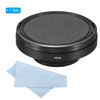 Picture of PATIKIL 46mm Lens Hood, Wide Angle Matte Surface Anti-Reflective Inside Hood with Cap and Cleaning Cloth for Camera Lens, Black for Nikon, for Fujifilm, for Pentax, for Leica