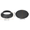 Picture of PATIKIL 62mm Lens Hood, Wide Angle Matte Surface Anti-Reflective Inside Hood with Cap and Cleaning Cloth for Camera Lens, Black for Nikon, for Fujifilm, for Pentax, for Leica
