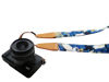 Picture of UNIKSTRAP Original Design Personalized Adjustable Camera Strap Chrysanthemum & Crane in Blue, Fit for Canon Nikon Sony Olympus Interchangeable Lens Digital Camera/DSLR etc.