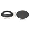 Picture of PATIKIL 77mm Lens Hood, Wide Angle Matte Surface Anti-reflective Inside Hood with Cap and Cleaning Cloth for Camera Lens, Black for Nikon, for Fujifilm, for Pentax, for Leica