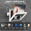 Picture of MoKo Shower Tablet Holder, Stretchable Waterproof iPad Holder Fit All Devices Up to 11", 360° Rotation Tablet Wall Mount Holder with Anti-Fog Touchable Screen, 2 Placement Modes, for Bathroom Kitchen