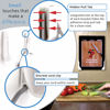 Picture of Dockem White Koala Tablet Wall Mount Universal Damage-Free Adhesive Wall Dock for iPad, Android and Windows Tablets, and Smartphones