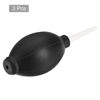 Picture of MECCANIXITY Dust Ball Air Blower Rubber Blowing Pump Cleaning Tool for Camera Lens, Keyboard, PCB Board, Computer, Plants, 147mm, Black Pack of 3