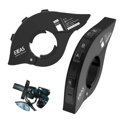 Picture of EJEAS EUC Remote Control for Motorcycle Helmet Bluetooth Intercom with Bluetooth 5.1 and IP65 Waterproof, Easy to Install on Motorcycle Handlebar and Suitable for V6PRO/V4 Plus/Q2/Q7/Q8/E1+
