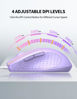 Picture of TECKNET USB Wired Mouse, 6-Button Corded Mouse with 4 Adjustable DPI, Optical Computer Mouse with Ergonomic Design and 5FT Cord for Laptop, Chromebook, PC, Desktop, Mac, Notebook-Gradient Lavender