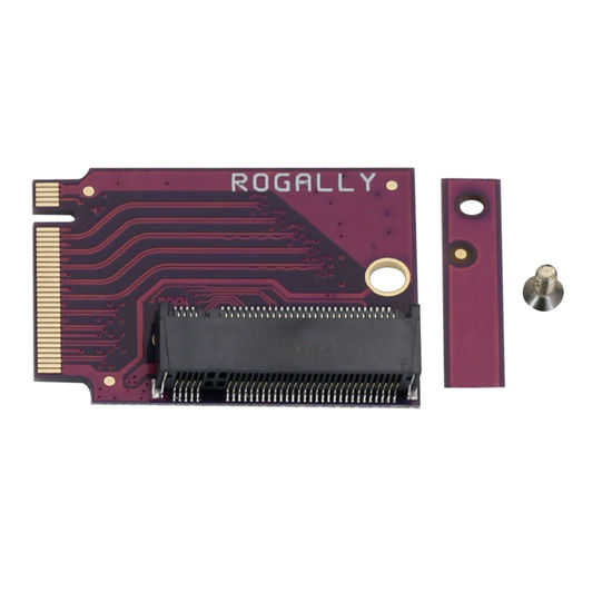 Picture of Suckoo for Rog Ally Pocket PC 2280 Replacement 2230 SSD Expansion High Capacity Adapter Plate NVME M-Key NGFF M.2 PCIE 4.0 Gold Finger Adapter 90 Degree Pocket PC Internal Accessory Converter
