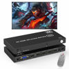 Picture of 2x2 HDMI Video Wall Controller,4K@30HZ TV Wall Controller HDMI & VGA Inputs HDMI Outputs, 180 Degree Rotation 8 Display Modes 1x1 1x2 1x3 1x4 2x2 2x1 3x1 4x1, with Remote Control for 4 TV Splicing