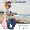 Picture of Aircawin Waterproof Airtag Bracelet for Kids,2 Pack Hidden Airtag Wristband Kids,Anti-Lost Silicone Apple Airtag Holder Case for Toddler,Airtag Case Cover Watch Band GPS Tracker for Child-Blue+Pink