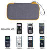 Picture of co2CREA Hard Case Compatible with Texas Instruments TI-84 Plus CE/TI-84 Plus/TI-Nspire CX II CAS/TI-Nspire CX II/TI-83 Plus/TI-89 Titanium/TI-86 Color Graphing Calculator, Gray + Orange