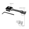 Picture of NICEYRIG Cold Shoe Extension Bar with Quick Release Plate for Arca-Swiss Dovetail, Vlog Vlogging Microphone LED Light Holder Mount Applicable for DSLR Camera, Mini Tripod - 433