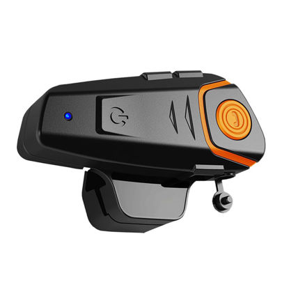 Picture of Yaconob Helmet Bluetooth Headset Bt-S2ns, 1000m Helmet Communication System, Connect Up to 3 People 2 People Talk at The Same Time（1pack）