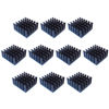 Picture of Easycargo 10pcs 22mm Heatsink Kit 22x22x10mm + 3M8810 Thermal Conductive Adhesive Tape, Cooler Heat Sink for Cooling Raspberry Pi SSD PS5 M.2 SSD NVMe 2280 GPU IC Chips VRAM VGA RAM (22mmx22mmx10mm)
