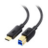 Picture of Cable Matters Type-C USB 3.1 Type B Cable (USB-C / USB C USB B 3.0 / Type-C USB 3.1 to USB B ) in Black 3.3 Feet