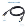 Picture of Cable Matters Type-C USB 3.1 Type B Cable (USB-C / USB C USB B 3.0 / Type-C USB 3.1 to USB B ) in Black 3.3 Feet