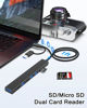 Picture of 8 in 1 USB C Hub USB Hub 3.0 with SD Card Reader, VIENON USB Extender with USB 3.0/USB 2.0, USB-C and Memory SD/Micro SD Card Reader, USB C to USB Adapter for Laptop, MacBook, iPad Pro, iMac-Aluminum