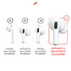 Picture of Proof Labs 4 Pairs for AirPods Pro 2 Ear Hooks Covers [Added Storage Pouch] Accessories Compatible with Apple AirPods Pro Generation 2 (White)