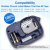 Picture of Replacement 12mm M Tape for Brother PT-M95 PT-65 PT-45 PT-80 PT-70bm Label Maker Refills, Compatible with Brother P Touch M Tape 12mm 0.47 M-K231 MK431 MK531 MK631 MK731, 5 Color M Series Label Tape