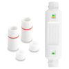 Picture of SinLoon IP67 Waterproof PoE Extender 100m/250m Extension 10/100Mbps Outdoor PoE Repeater RJ45 Ethernet PoE Extender for IP Camera Plug and Play (White)