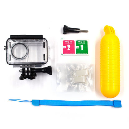 Picture of Begguath Waterproof Diving Housing for DJI Osmo Action 4 Action 3,Waterproof Down to 60M/196FT Underwater Photography Housing for Diving, Snorkeling with Floating Hand Grip
