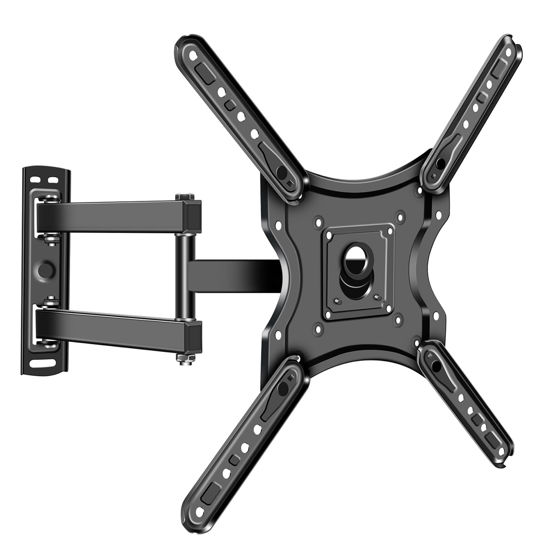 Picture of Swivel TV Wall Mount Full Motion TV Bracket with Articulating Arm for Most 14-60 Inch LED, LCD Flat Curved Smart TVs Monitor Tilt Extension Rotation Corner TV Mounts Max VESA 400x400mm Up to 55 lbs