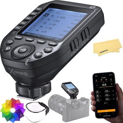 Picture of GODOX XProII-O XProIIO TTL Wireless Flash Trigger for Olympus Panasonic Camera,2.4G 1/8000s HSS,Built-in Bluetooth for Smartphone APP Control,TTL Convert-Manual TCM Function,Quick Release Lock Hotshoe