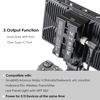 Picture of D-Tap to NP-F550 Dummy Battery,Double-Sided NPF 570/770/970 Battery Coiled Cable with Type-C Port Power 3 Devices Compatible with LED Light, Feelworld,Atomos Ninja/Shinobi Monitor/Transmitter etc