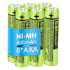 Picture of EOCIK BK-40AAABU 6Pack NI-MH 400mAh AAA Rechargeable Battery for Panasonic 1.2V AAA Rechargeable Battery for Cordless Phones