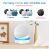 Picture of FUQINTOP Stand for Echo Dot 4th/5th Generation, Table Holder Mount with Light Guide, Enhance Light Effect, Space-Saving Dot 4/5 Accessories with Cable Management, White