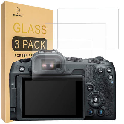 Picture of Mr.Shield [3-Pack] Screen Protector For Canon EOS R8 Camera [Tempered Glass] [Japan Glass with 9H Hardness] Screen Protector