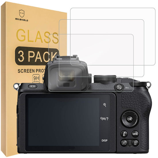 Picture of Mr.Shield [3-Pack] Screen Protector For Nikon Z 50 Z50 Camera [Tempered Glass] [Japan Glass with 9H Hardness] Screen Protector