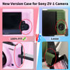 Picture of Camera Case for Sony ZV-1, ZV1 Case Silicone Cover Camera Sleeve Body Skin Protective Case with Removable Lens Cap for Sony ZV1 Digital Camera,Light Pink
