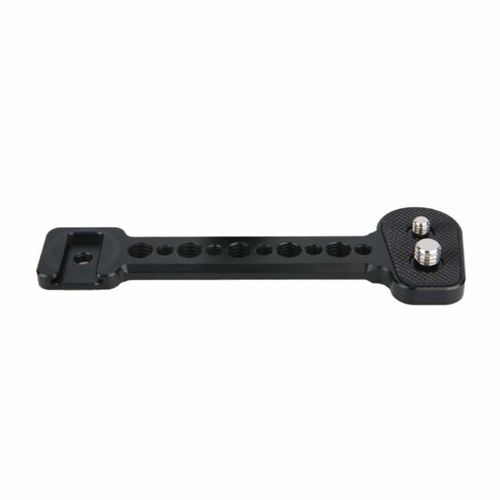 Picture of NICEYRIG Cold Shoe Extension Bracket Multi-Functional for DJI RS 3/3 PRO/RS 2/RSC 2/Ronin S/SC, Tripod and Camera Vlog Vlogging Holder Mount - 392