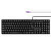 Picture of MCSaite Wired PS2 104 Keys Computer Keyboard with Stands,Black,Waterproof - US Layout Compatible for Windows, PC, Laptop