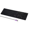 Picture of MCSaite Wired PS2 104 Keys Computer Keyboard with Stands,Black,Waterproof - US Layout Compatible for Windows, PC, Laptop