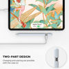 Picture of AhaStyle Silicone Case for Apple Pencil (USB-C) 2023 Ultra Thin Proteative Cover Skin Apple Pencil Sleeve Anti-Slip Grip Compatible with Apple Pencil USB C (Light Blue)
