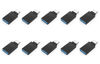 Picture of USB to USB C Adapter 10 Pack, Type A Female to C Male Charger Cable Converter for iPhone 15 14 13 12 Pro Max Plus, Apple Watch Ultra iWatch 9 8 7, MacBook Pro, iPad 10 9,Samsung Galaxy S20-23 and More