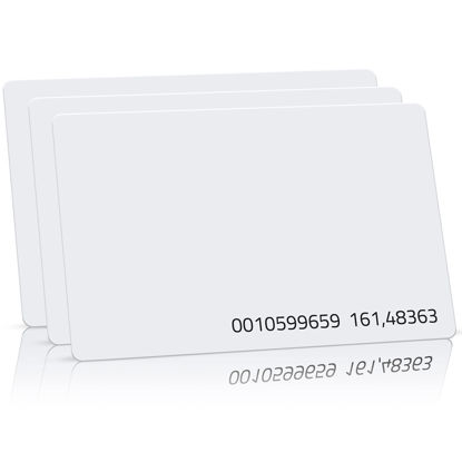 Picture of E-TECH 125Khz RFID Proximity Cards Door Keypad Entry Access Thickness 0.8mm for Access Control System & Time Attendance (Pack 200pcs)