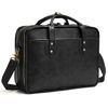 Picture of Leather Briefcases for Men 15.6 Inch Business Computer Bag Laptop Bag for Men Water Resistance Vintage Large Capacity Travel Messenger Bag Perfect Bag for Men-Black