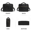 Picture of Leather Briefcases for Men 15.6 Inch Business Computer Bag Laptop Bag for Men Water Resistance Vintage Large Capacity Travel Messenger Bag Perfect Bag for Men-Black