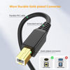 Picture of ULIFTUS USB-B to USB-C Printer Cable 6.6FT, Gold-Plated USB Type B to Type C Cord for MacBook Pro/Air HP, USB C MIDI Cable for Yamaha Piano, DJ Controller, Keyboard, Printer Cable 2m