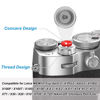 Picture of 4Pack Camear Shutter Button Metal Brass Knurled Soft Shutter Release Button Compatible with Fujifilm Sony Lecia Nikon for Better Balance and Grip (Red)