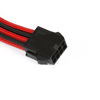 Picture of Phanteks 8 to 8 (6+2) Pin VGA Premium Sleeved Extension Cable 19.68" Length, Black/Red(PH-CB8V_BR)