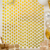 Picture of LOLStar 2 Pack Gold Stars Birthday Decorations 3.3X6.6 ft Each Glitter Golden Backdrop Foil Fringe Curtains,Bridal Baby Shower Decorations Perfect for Wedding Anniversary Christmas Party Decorations