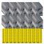 Picture of Antistatic Bags ESD Shielding Bag with Anti-Static Labels for Hard Drive SSD HDD Motherboard Video Card RAM Electronic Devices (100pc ziplock 4 * 6 in)